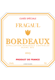 Vin blanc « Chevalier » AOC Bordeaux