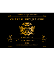 French fragaul Château Puy Jeannie« Cuvée Prestige »  2014, AOC red wine