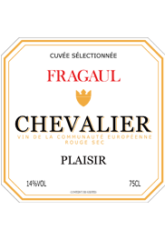 Vin rouge « Chevalier » élevé en fût de chêne